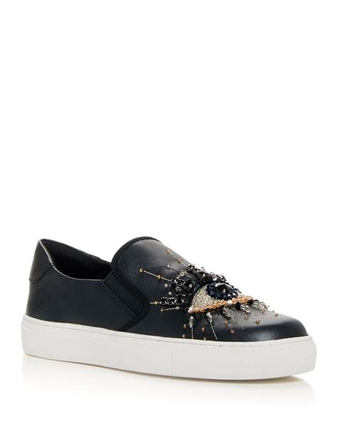 kurt geiger slip on trainers women's